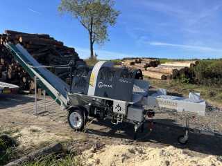 Elektrický hydraulický štípací poloautomat dřeva LUMAG SSA500EH-PRO/S