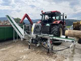 PTO hydraulický štípací poloautomat dřeva LUMAG SSA500ZH-PRO