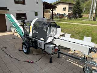 Elektrický hydraulický štípací poloautomat dřeva LUMAG SSA500EH-PRO/S