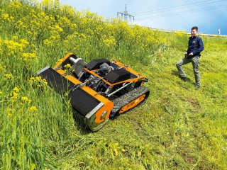 Dálkově ovládaná mulčovací sekačka AS MOTOR AS 1000 OVIS RC