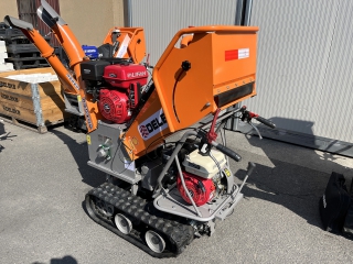 Benzínový štěpkovač a minidumper DELEKS DK-800-GREEN-BS