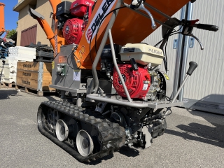 Benzínový štěpkovač a minidumper DELEKS DK-800-GREEN-BS