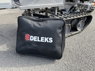Benzínový štěpkovač a minidumper DELEKS DK-800-GREEN-BS
