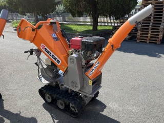 Benzínový štěpkovač a minidumper DELEKS DK-800-GREEN-BS