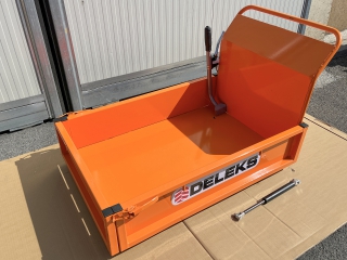 Benzínový štěpkovač a minidumper DELEKS DK-800-GREEN-BS