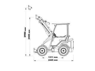 Kloubový nakladač CAST Loaders 33T