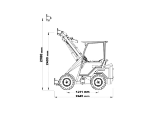 Kloubový nakladač CAST Loaders 33Tlx