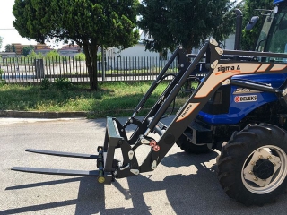 Paletizační vidle na čelní nakladač DELEKS D-700-E