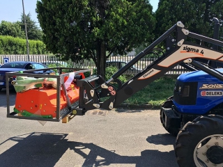 Paletizační vidle na čelní nakladač DELEKS D-700-E