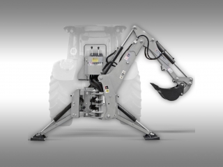 Podkop za traktor / nakladač JANSEN BHM-225, lžíce 400 mm
