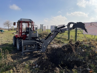 Podkop za traktor / nakladač JANSEN BHSM-175, lžíce 300 mm