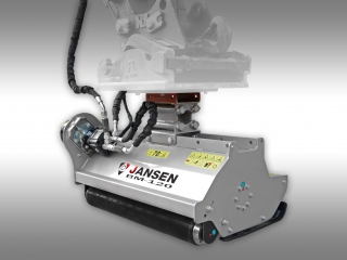 Hydraulický příkopový mulčovač na bagr JANSEN BM-120