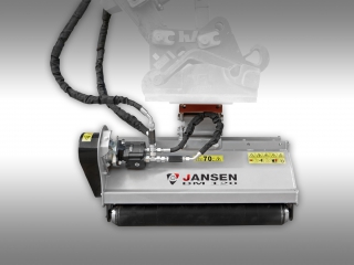 Hydraulický příkopový mulčovač na bagr JANSEN BM-120