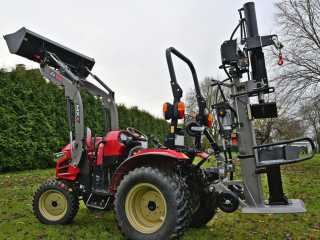 Štípač za traktor + elektromotor JANSEN TS-30K - 30 tun - 110 cm