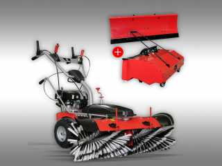 Zametač JANSEN MKB-500B&S s pluhem a sběrnou nádobou