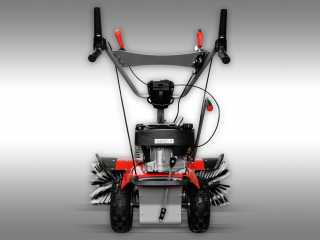 Zametač JANSEN MKB-500B&S s pluhem a sběrnou nádobou