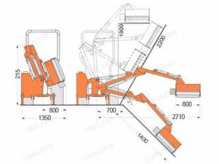 Hydraulický ramenní mulčovač, žací rameno DELEKS AIRONE-80