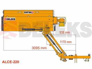 Příkopový mulčovač DELEKS ALCE-220 (pro traktor 80-110 HP)