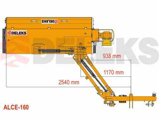 Příkopový mulčovač DELEKS ALCE-160 (pro traktor 60-100 HP)