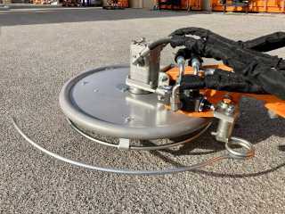 Mulčovač s bočním posuvem a obkášečem DELEKS INTERFILA-150 (pro traktor 30-60 HP)