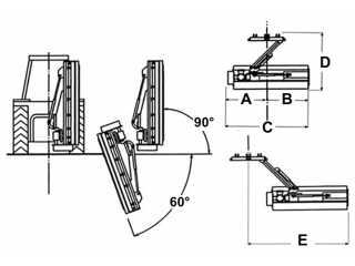 Příkopový mulčovač DELEKS LEO-140 (pro traktor 40-70 HP)