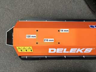 Mulčovač na bagr DELEKS AR-80 (pro minibagr 0,8 - 1,8 t)