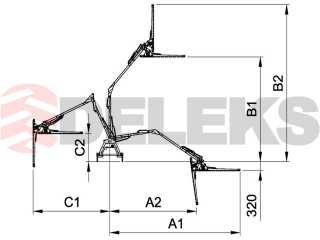 Hydraulický zastřihovač s předsazením DELEKS FALCO-160H
