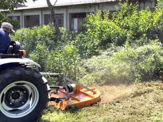 Bubnová řetězová sekačka za traktor DELEKS BUGGY-120C (pro traktor 25 - 75 HP)