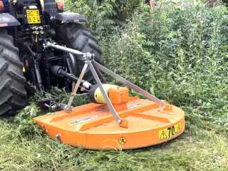 Bubnová řetězová sekačka za traktor DELEKS BUGGY-120C (pro traktor 25 - 75 HP)