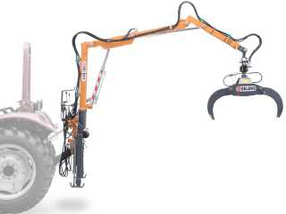 Hydraulický lesní jeřáb, hydraulická ruka DELEKS CRAB-3000