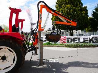 Hydraulický lesní jeřáb, hydraulická ruka DELEKS CRAB-3000