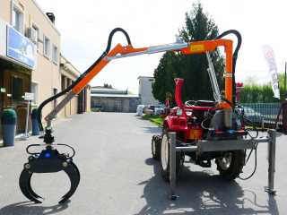 Hydraulický lesní jeřáb, hydraulická ruka DELEKS CRAB-3000