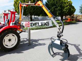 Hydraulický lesní jeřáb, hydraulická ruka DELEKS CRAB-3000