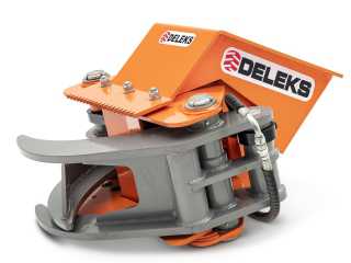 Drapák / nůžky na kulatinu pro minibagry a lesní jeřáby DELEKS CF-12H