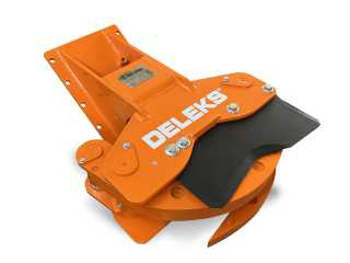 Drapák / nůžky na kulatinu pro minibagry a lesní jeřáby DELEKS CF-11