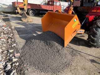 Vyklápěcí přepravní box, nakladač DELEKS BUCKET-140