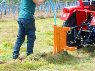 Jednohrotový rozrývač, kypřič půdy, rýhovač za traktor DELEKS DR-30