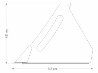 Lžíce FK Machinery MINI 90 - 160 cm