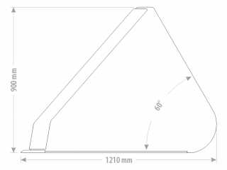 Těžká lžíce FK Machinery STANDARD XLHBS-B 140 - 240 cm