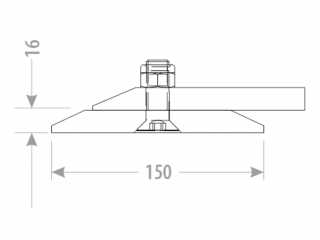 Hladká lžíce na obiloviny FK Machinery MINI XLLBC-A 140 - 240 cm
