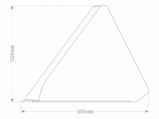 Hladká lžíce na obiloviny FK Machinery MAXI XLLBC-D 160 - 260 cm