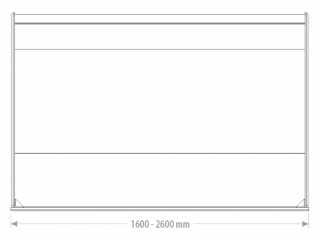 Hladká lžíce na obiloviny FK Machinery MAXI XLLBC-D 160 - 260 cm