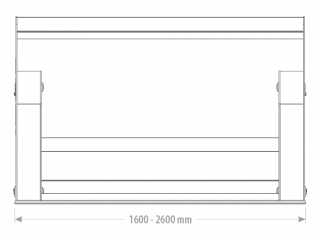 Lžíce se zvýšeným výsypem FK Machinery MAXI XLHTB / XLHTBB 160 - 260 cm