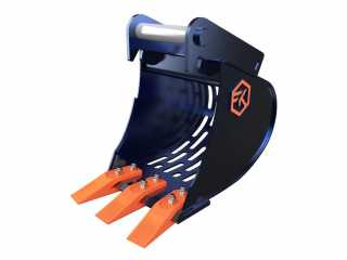 Perforovaná výkopová lžíce FK Machinery EEA 1 - 1,9 T / 250 - 600 mm
