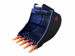 Perforovaná výkopová lžíce FK Machinery EEE 5 - 6 T / 300 - 1000 mm