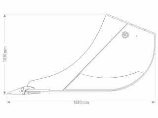 Perforovaná výkopová lžíce FK Machinery EEJ 14 - 18 T / 800 - 1200 mm