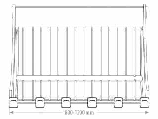 Perforovaná výkopová lžíce FK Machinery EEJ 14 - 18 T / 800 - 1200 mm