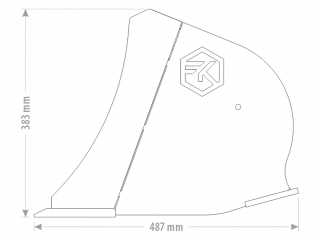 Příkopová lžíce na rypadlo FK Machinery EDC / EDC-B 2,6 - 3,5 T / 1000 - 1600 mm