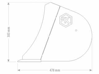 Příkopová lžíce na rypadlo FK Machinery EDC / EDC-B 2,6 - 3,5 T / 1000 - 1600 mm