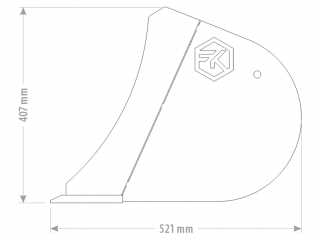 Příkopová lžíce na bagr FK Machinery EDD/EDD-B 3,5 - 5 T / 1000 - 1600 mm